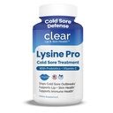 Lysine Cold Sore Huulien hoito Lactobacillus Rhamnosus, Acidophilus ja C-vitamiinin C-vitamiinin C-lisä Lip & Skin Health, Immuunituki ja ehkäisy 360 kapselia