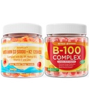 NEVISS-vitamiini D3 K2 Gummies + B100-vitamiini Complex