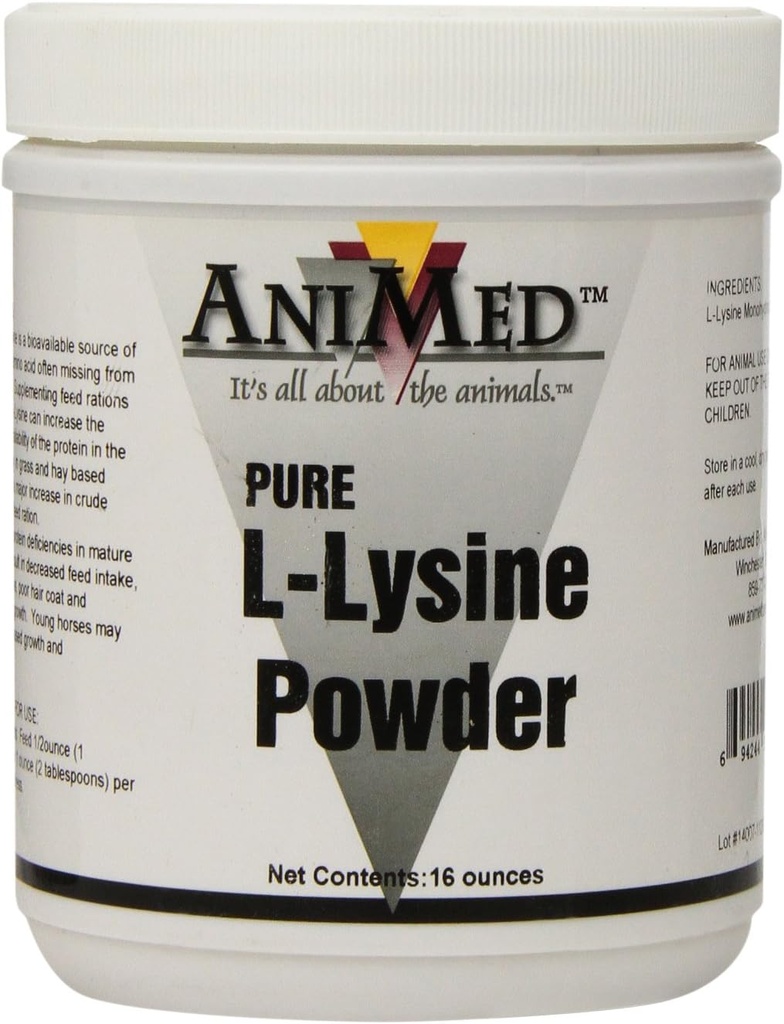 AniMed L-Lysine hevosille, 16-Ounce