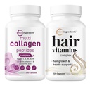 Micro Ingredients Multi Collagen Complex naisille ja hiukset vitamiineja Complex Kapselit Bundle 2 Pack ...