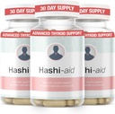 IBDassistTM Hashi Aid Thyroid Support för kvinnor och män - Thyroid Supplement för Hashimotos sjukdom & Hypothyroidism * - med Ashwagandha, Selen, Zink, Vitaminer och mer - 30 kapslar (3 Pack)