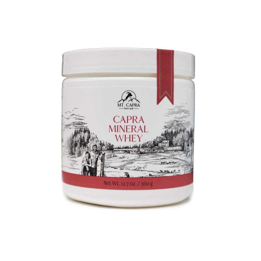 Mt Capra Mineral Whey | En Whole Food, Bio-Available Mineral/Electrolyte Powder Supplement från Goat Milk Whey, Rich in Potassium, Alkalizing | 14 Servings - 12,7 oz