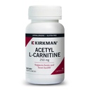 Kirkman - Acetyl L-Carnitine 250 mg - 90 kapselia - Tukee jatkuvaa solun energiantuotantoa - Hypoallergenic