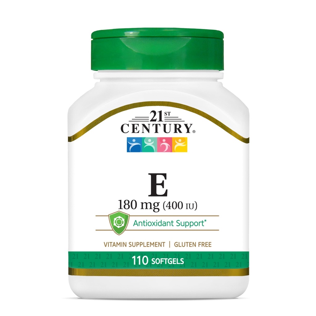 21st Century E 400 I.U. (Dl-Alpha) Softgels, 110.