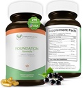 Foundation Formel | Tick Immune Support Supplement | med japansk Knotweed Root, Cat's Claw, Milk Thistle | Resveratrol Supplement | Non-GMO, All-Natural & Vegetarian, 270 Capsules