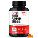 FORCE FACTOR Pumpkin Seed Oil Capsules, Phytosterols Supplement med väsentliga fettsyror, tillverkade med Cold Pressed Pumpkin Oil, Premium Quality, Non-GMO, 100 Softgels