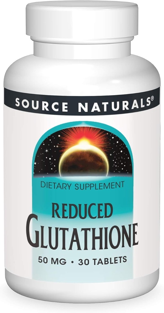 Källa Naturals Glutathione, Supplement for Liver Support, 50mg - 30 tabletter