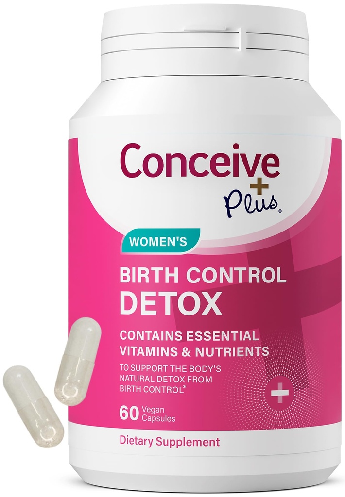 CONCEIVE PLUS Syntymänvalvonta Detox täydentää - Prenataali vitamiineja paras naisille - tuki Hormoni Balance & Munasarja terveys - olennainen naisille Yrittää conceive - Ruokavalion täydentää - 60 kapselia