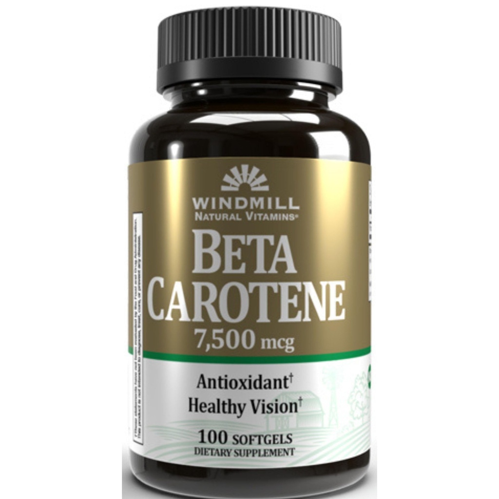 Beta karoteeni 25, 000 MU softgels by Windmill - 100 ea