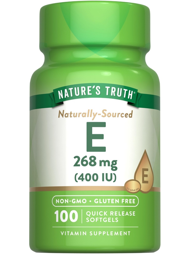Nature's Truth Vitamiini E 400 IU Softgels 