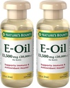 Nature's Bounty E-vitamiiniöljy, tukee Immuuni & Antioksidantti, 30 000 IU E-vitamiini, Uutinen tai Suun, 2,5 fl Oz (Pakkaus 2)