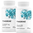 THORNE - 5-MTHF & B12-vitamiini Bundle - Kardiovaskulaari- ja hermostotuki - 60 palvelinta
