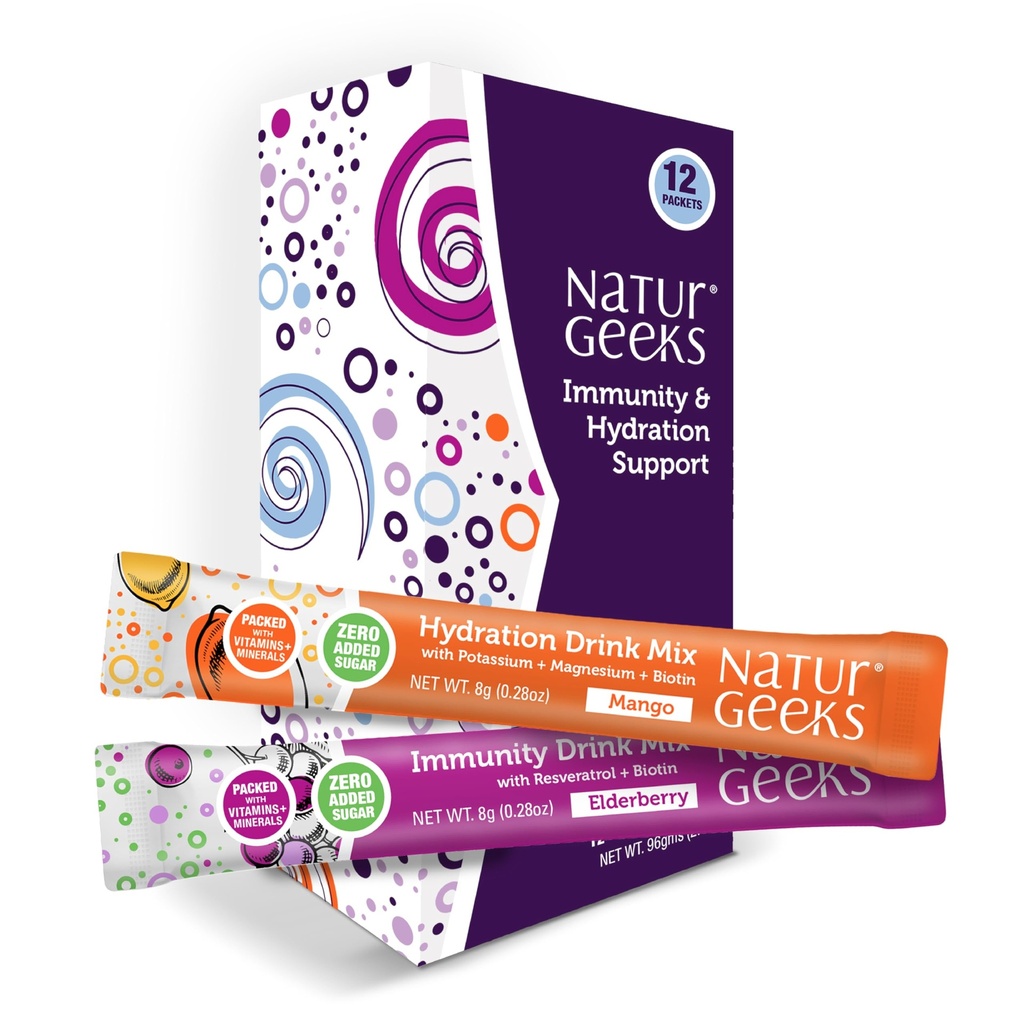 NutraGeeeksit Vegan Electrolytes Powder Packetit ...