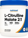 Nutricost L-sitrulliinimalaatti (2:1) Jauhe (300 grammaa)
