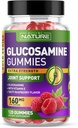 Glukosamiini Gummy E-vitamiini - Advanced Joint Tuki Gummy Supplement, Korkea Potenssi Antioksidantti, Mukavuus takaisin, Polvet, kädet - 120 Gummies