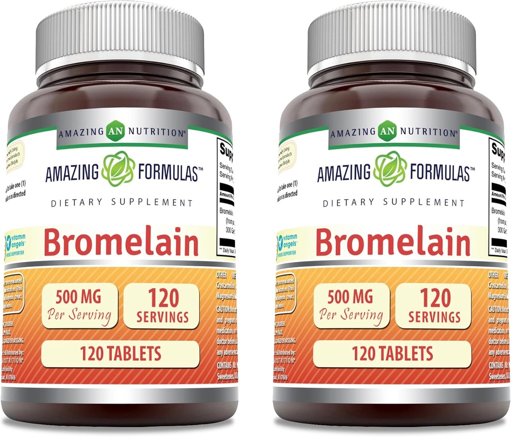 Hämmästyttävä Formula Bromelain 500 Mg Tablets Supplement ...