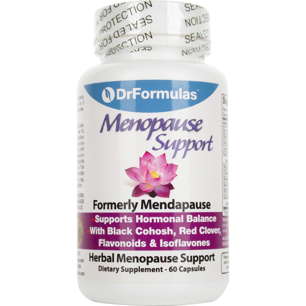 DrFormulas Menopause Supplement for Hot Flashs, Night Sweats, and Mood Swings Relief with DIM, Dong Quai, Black Cohosh, 60 Count