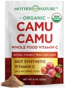 Camu Camu Powder Organic Vitamiini C - 8 oz Bag 45 Tarjoilut - Raw Camu Cmu Berry, Natural VIT C Supplement Powder for Immuuni Support - Vegan, Ei-GMO
