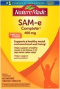 Luonto valmistettu SAM-e Täydellinen 400 mg - 60 Entero päällystetty tabletti