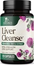 Maksan Cleanse Detox & Korjaus Formula - 20-in-1 Advanced Liver Support Supplement kanssa Silymarin Milk Thistle, Voikukan juuri, Artisokkauute, Kurkuma, Koliini, & Punajuuret - 120 kasviskapselit