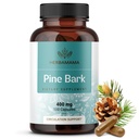 HERBAMAMA Pine Bark Extract kapselit - 400 mg Ranskan Maritime Pine Bark Extract jauhe antioksidantti tukea - Vegan, ei-GMO Pinus Pinaster täydentää