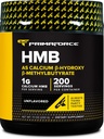 Primaforce HMB Supplement Powder (200 g) (Unflavored) - Pure Calcium Beta-Hydroxy Beta-Methylbutrate