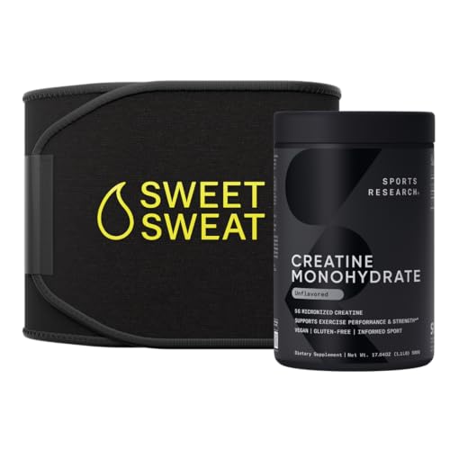 Urheilu Tutkimus Creatiini Monohydraatti ja makea hiki Waist Trimmer - Musta ja keltainen (Medium)