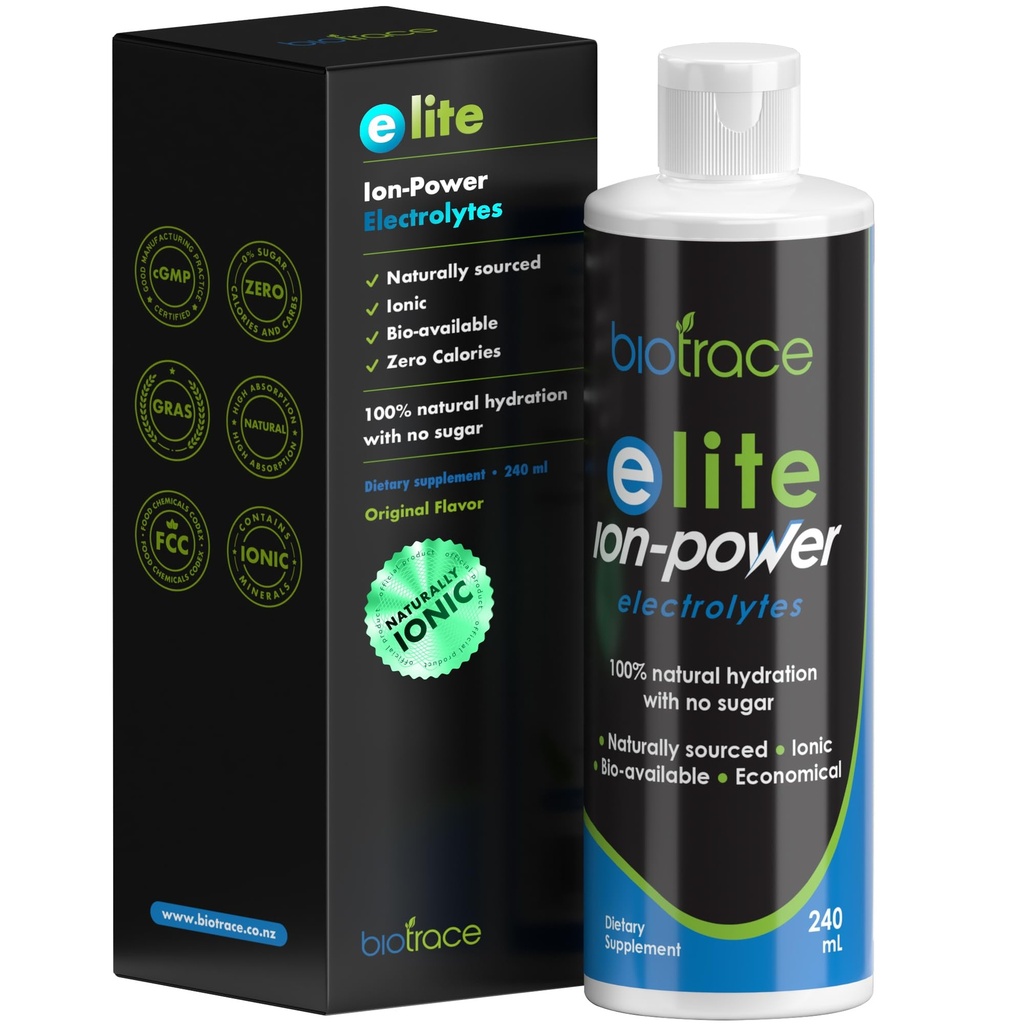 BioTrace Elite Ionic Electrolyte Drops ... 0 Kalorit 0 Sokeri 0 Karbs... Kalium Magnesiumkloridia 8 fl oz
