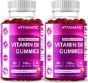 Vitamatic 2 pakkausta B6-vitamiinia 100 mg Gummies ...