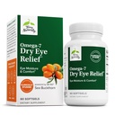 Terry Luonnollisesti Omega-7 Dry Eye Relief - Eye Health Supplement Sea Buckthorn Oil - Ruokavalio täydentää Aid Dry Eye Relief - 60 Softgels