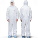 Medtecs Hazmat-puvut - 6 kokoa Valinnat - Kertakäyttöinen Coveralls Puku, Medical Protective PPE Hazmat-puvut