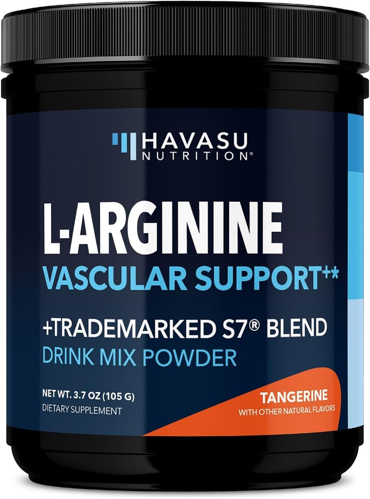 L-arginiinijauhe - Typpioksidi täydentää miesten ja naisten L-sitrulliini ja Beet Root - Pre ja Post Treout Tuki Endurance ja Recovery - Tangerine Flavor, 1 kuukausi tarjonta (30 Scoops)
