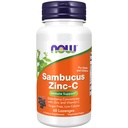 Nyt elintarvikkeiden lisäravinteet, Sambucus Sinkki-C kanssa Elderberry konsentraatti ja C-vitamiini, 60 Lozenges