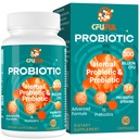 Probiotika för kvinnor och män - 300 miljarder CFU, 24 Strains Probiotic + 15 Organic Herbs Prebiotics Blend, för Total Digestive Gut Health, Immune, Constipation & Bloating, Shelf Stable - 2 Månadsförsörjning