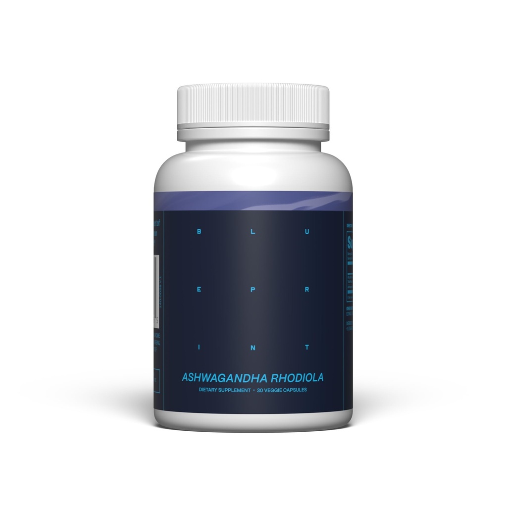 Blueprint Bryan Johnson Ashwagandha & Rhodiola Supplement 