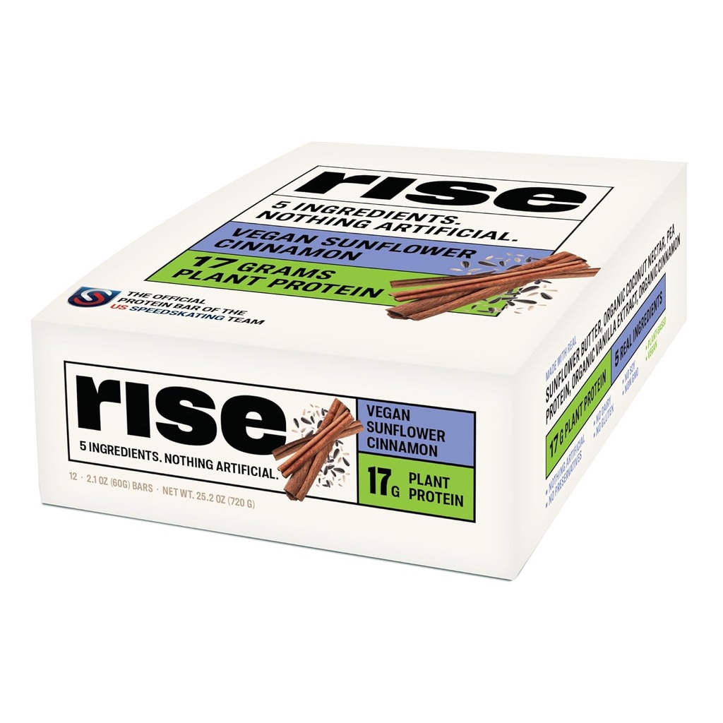 Nouse Pea Protein Bar - Vegaani Auringonkukka kaneli 