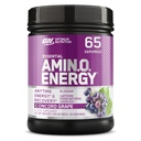 Optimum Nutrition Amino Energy - Esiharjoitus Green Tea, BCAA, Aminohapot, Keto Friendly, Green Coffee Extract, Energy Powder - Concord Grape, 65 Tarjoilut (Pakkaus May Vary)