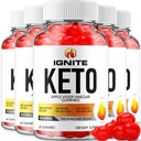 (5 pakkaus) Ignite Keto ACV Gummies - Advanced Formula Ignite Keto Plus ACV Gummies Apple Siideri Viinietikka Ignite ACV Dietary Supplement Miesten Naiset (300 Gummies)
