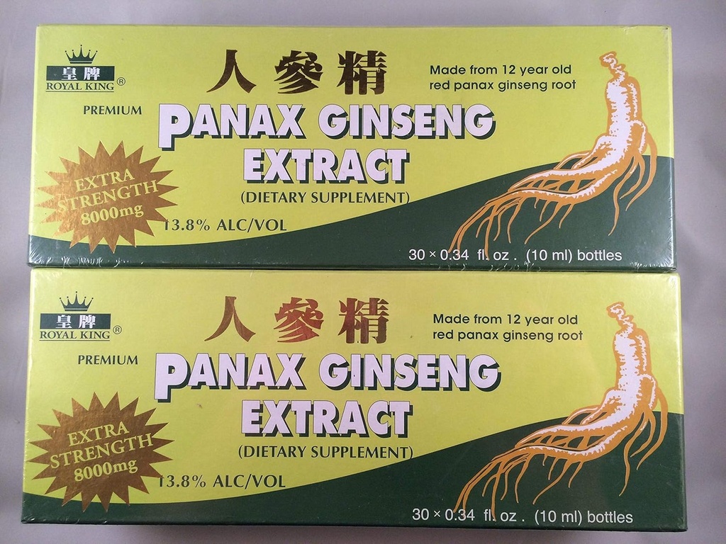 Royal King - Red Panax Ginseng Extract 8000 mg (30 injektiopulloa X 10 ml)