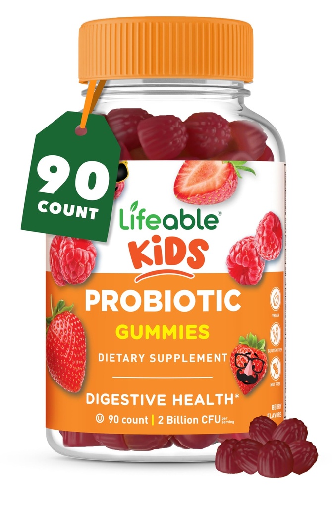 Lapset Probiootit Gummiet ... 2 miljardia PMY... Great Maistelu Kids Probiootti Gummies...