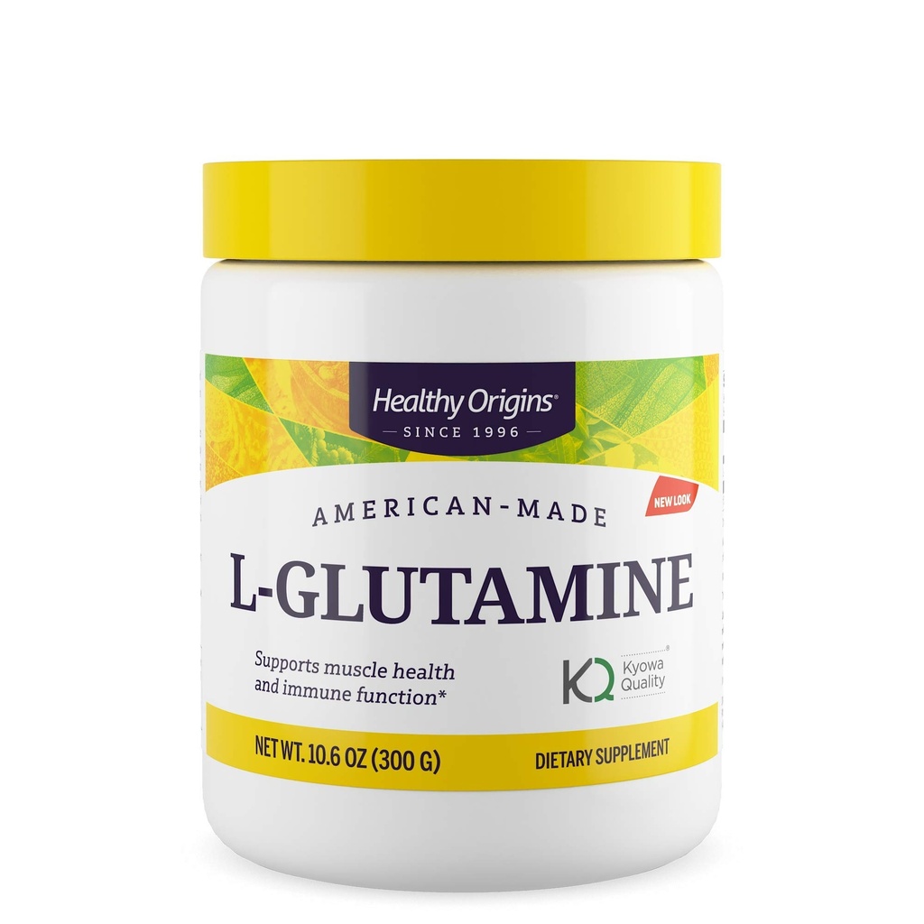Terve alkuperä L-glutamiini (American-Made, ei-GMO, Gluteeniton, Lihastuki, Immunosupport), 10.6