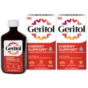 Geritol Liquid-vitamiini ja rautalisä, energiatuki, sisältää korkeaa tehoa B-vitamiinit ja rautaa, miellyttävää makupalaa, helppo niellä, ei keinotekoisia makeutusaineita, ei-GMO, 12 Oz, 2 pakkaus