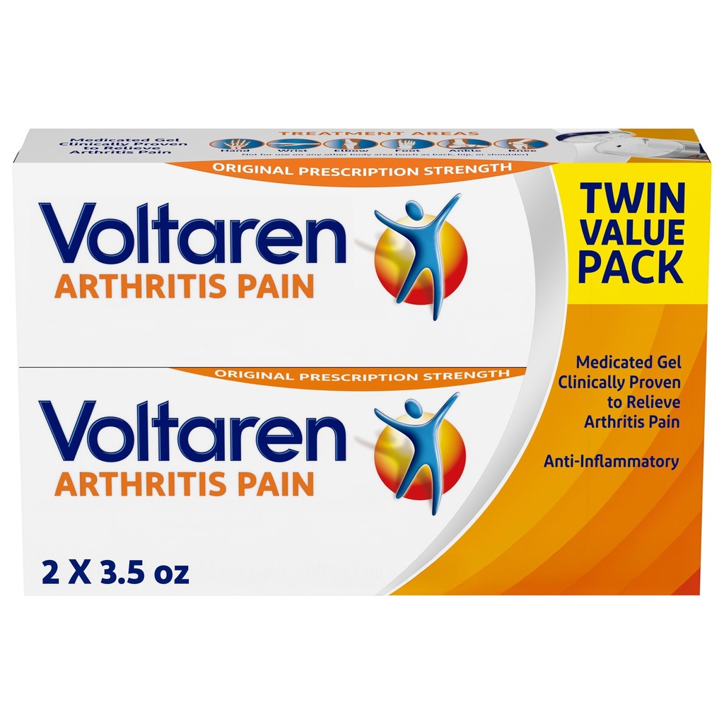 Voltaren Artriitti Kipu Gel for Powerful Upperal artriitti Kipua lievittää diklofenaakki - NEW Easy Open Cap - 100 g x 2