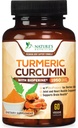 Gurkmeja Curcumin Supplement 1950mg - 95% Curcuminoids med organisk gurkmeja & BioPerine Black Pepper Extract för bästa absorption, Naturens Vegan Joint Support, Non-GMO, Bottled i USA - 60 kapslar