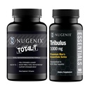 Nugenix Essentials Tribulus Terrestris Extract ja Total-T Testosteroni Booster miesten