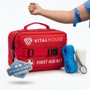 346 Piece First Aid Kit Survival - Professional Waterproof Trauma Medical Kit för nödsituation, idealisk för hem, kontor, bil, resor, utomhus, camping, vandring - Portable Emergency Supplies Bag