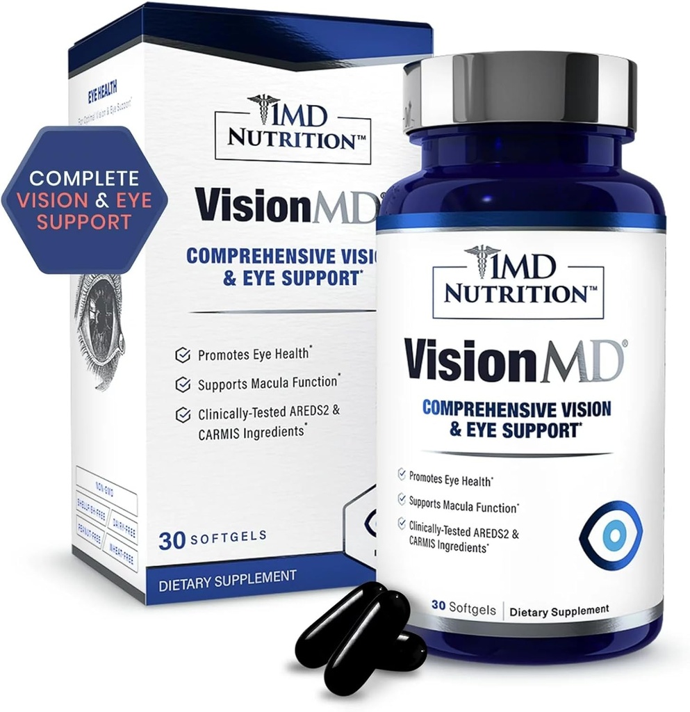 Convergence VisionMD Eye Vitamiini AREDS 2 ... Silmien tuki täydentää... 30 Softgels
