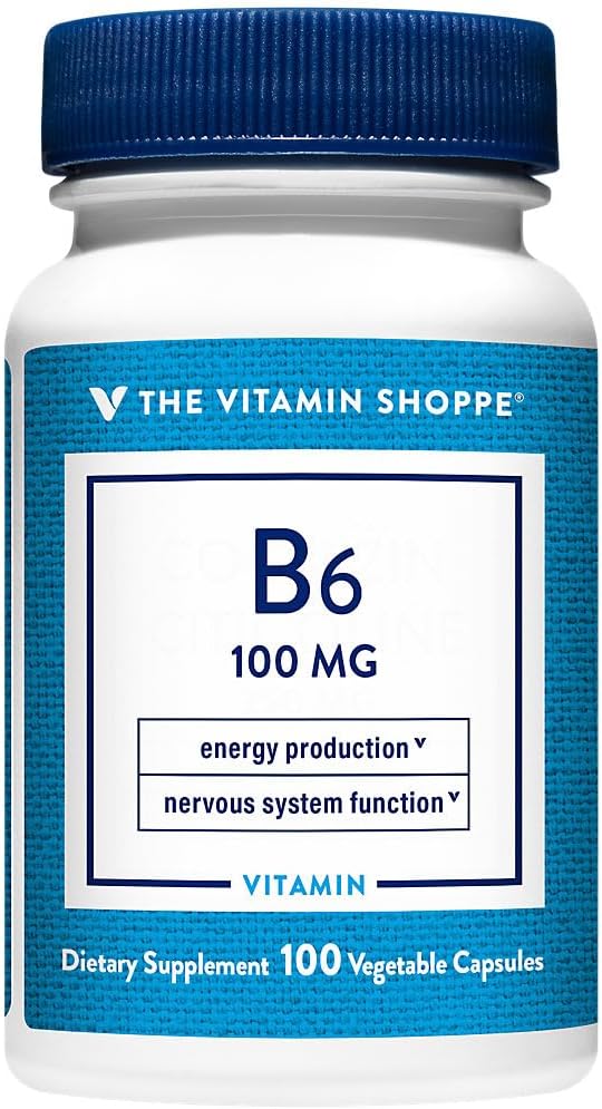 Vitamiini Shoppe B6 100MG (100 kapselia)