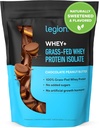 LEGION Whey+ Protein Whey Isolate från Grass Fed Cows - Whey Protein Isolate Powder Low Calorie, Non-GMO, Sugar Free, Laktos och Gluten Free, All Natural Protein Powder för Män & Kvinnor (30 portioner)