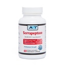 AST Enzymes Serrapeptase 130.000 SPU - 60 vegetariska kapslar - Premium Natural Systemic Enzymes - sur-resistent serrapeptase
